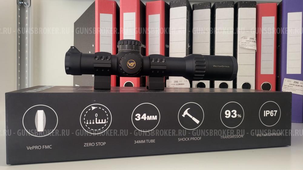 Оптический прицел Vector Optics 34мм FFP Continental x10 1-10x28 ED FFP (SCFF-62)