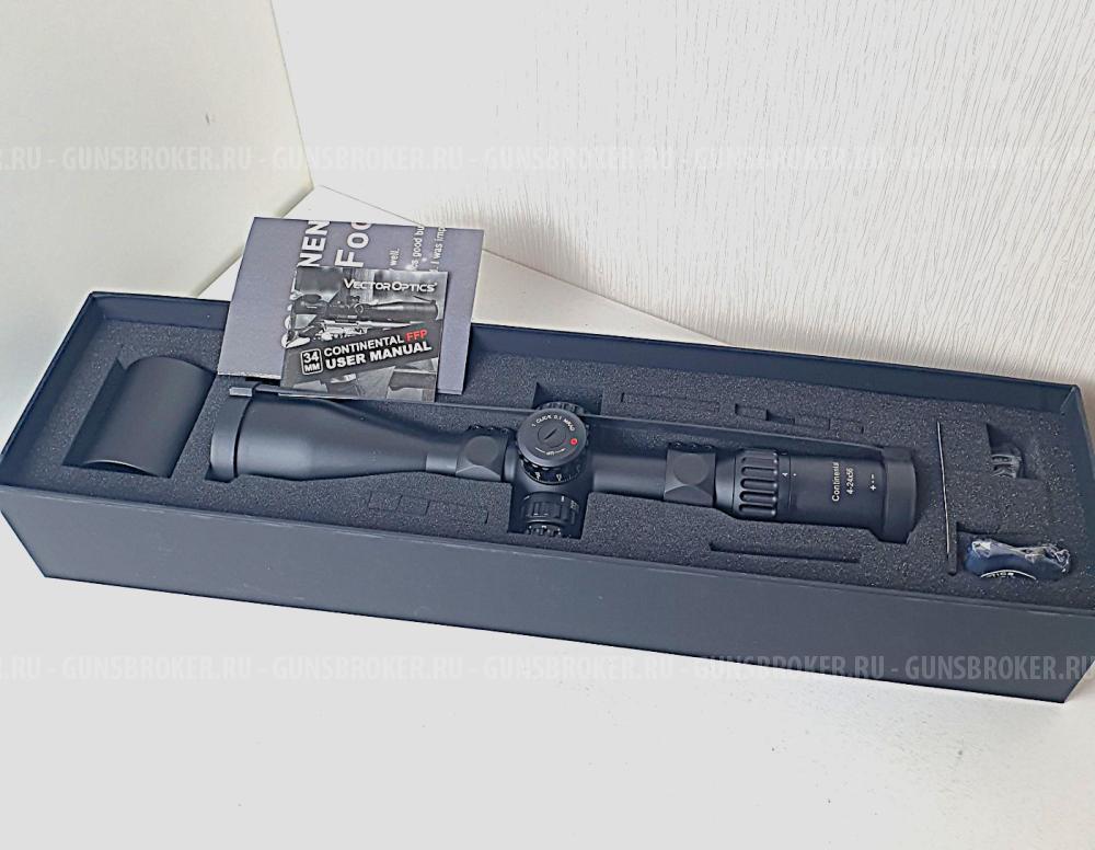 Оптический прицел Vector Optics 34мм FFP Continental x6 4-24x56