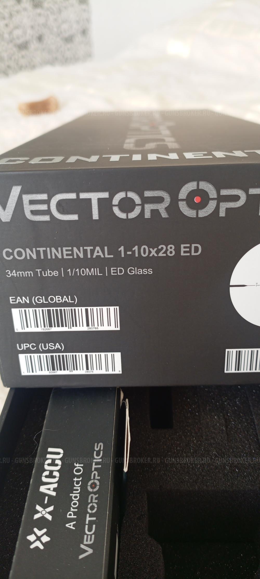 Оптический прицел Vector Optics Continental 1-10x28 ED FFP