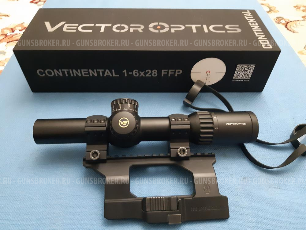Оптический прицел vector optics continental 1-6×28