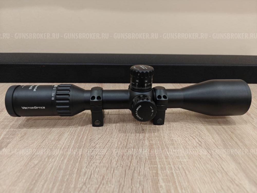 Оптический прицел Vector Optics Continental 3-18x50 SFP сетка Tactical ARI VCT-10A (SCOL-5
