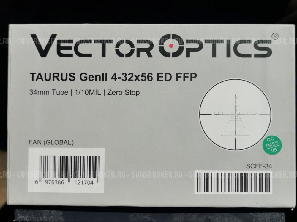 Оптический прицел Vector Optics Taurus 4-32x56 ED FFP