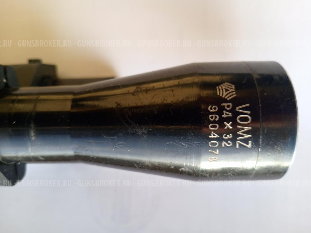 Оптический прицел Вомз Р4х32 с креплением к СКС