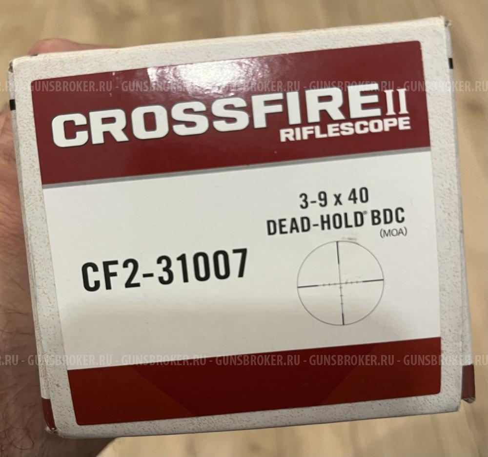 Оптический прицел vortex crossfire II 3-9x40 Dead-hold BDC