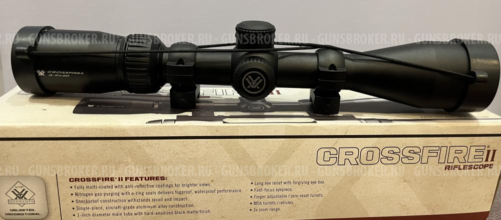 Оптический прицел vortex crossfire II 3-9x40 Dead-hold BDC