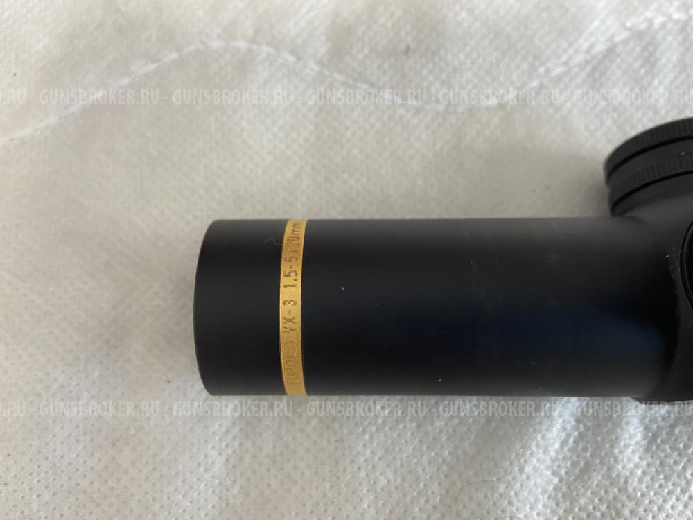 Оптический прицел загонник LEUPOLD VX-3 1.5-5x20mm, прицельная марка с подсветкой