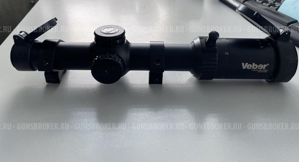 Оптический прицел Загонник Veber Wolf ПО 1-6х24 GB FD07