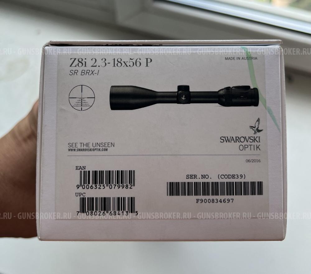 Оптика SWAROVSKI Z8i 2.3-18x56 P SR BRX-/