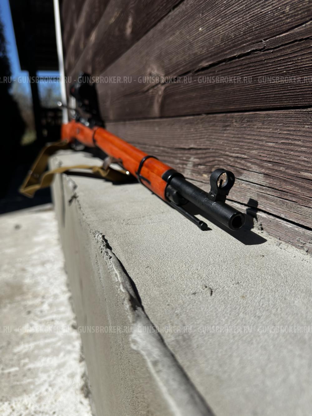 Оригинальная снайперская винтовка Мосина (трёхлинейка), военного выпуска 1943 года