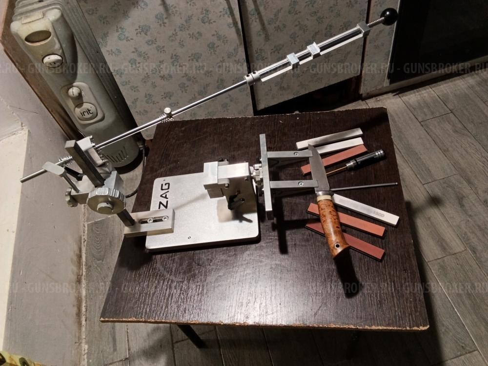 Продам заточную систему Zig Zag Max с набором камней и угломером, С.-Петербург