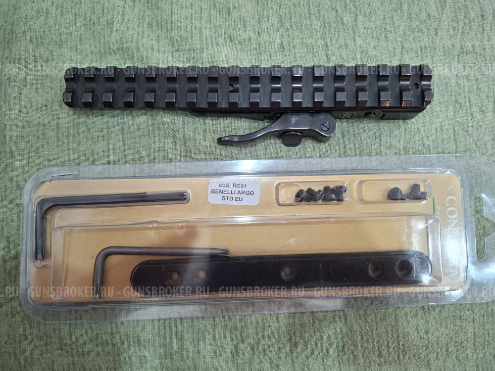 Основание Contessa Alessandro ласточкин хвост для Benelli Argo (RS01) и быстросъемный кр