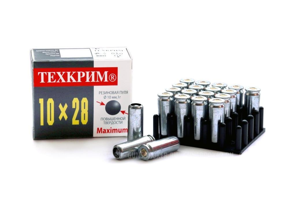 Патрон 10х28 рез. пуля 91дж Техкрим