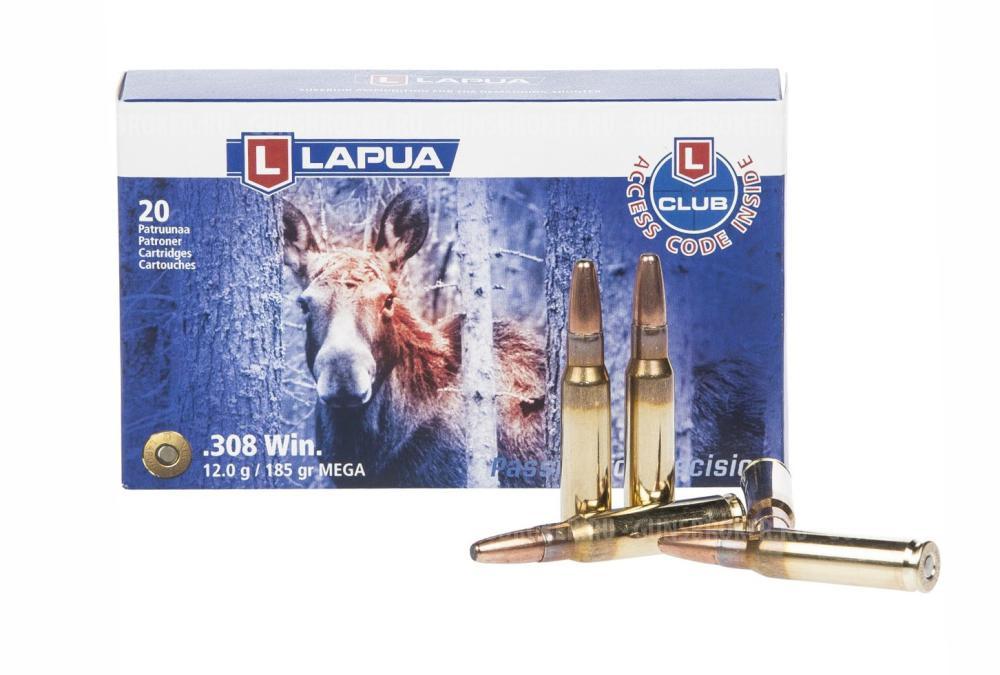 Патрон 308 Lapua 12.0 гр. SP Mega