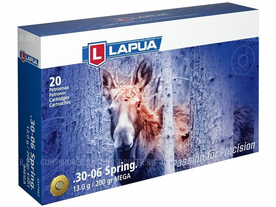 Патрон 308 Lapua 12.0 гр. SP Mega