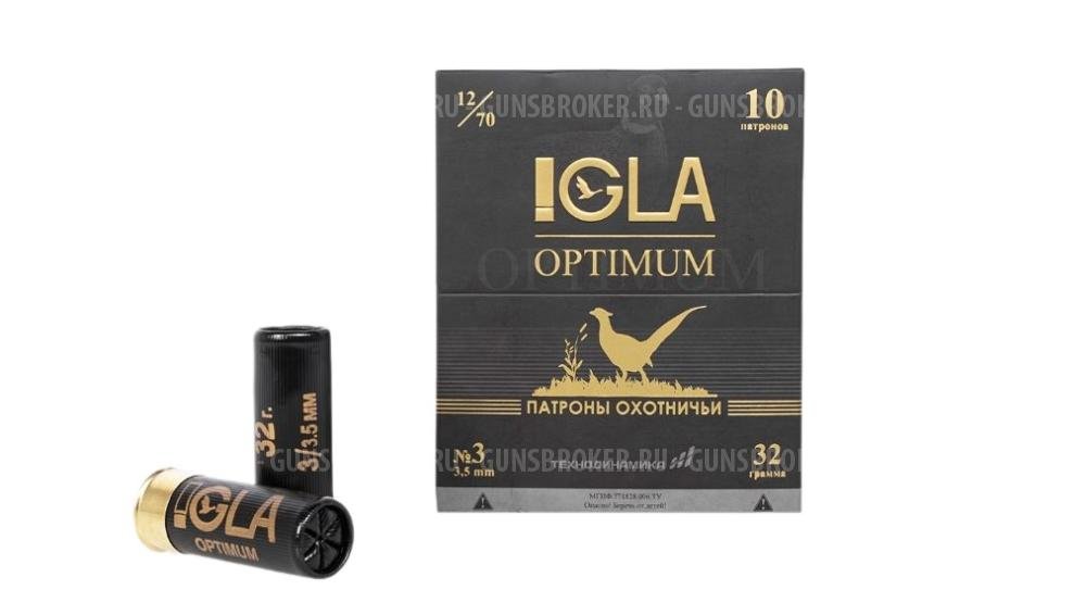 Патрон к.12/0,00,1,2,3,4,5 ...... IGLA-OPTIMUM 