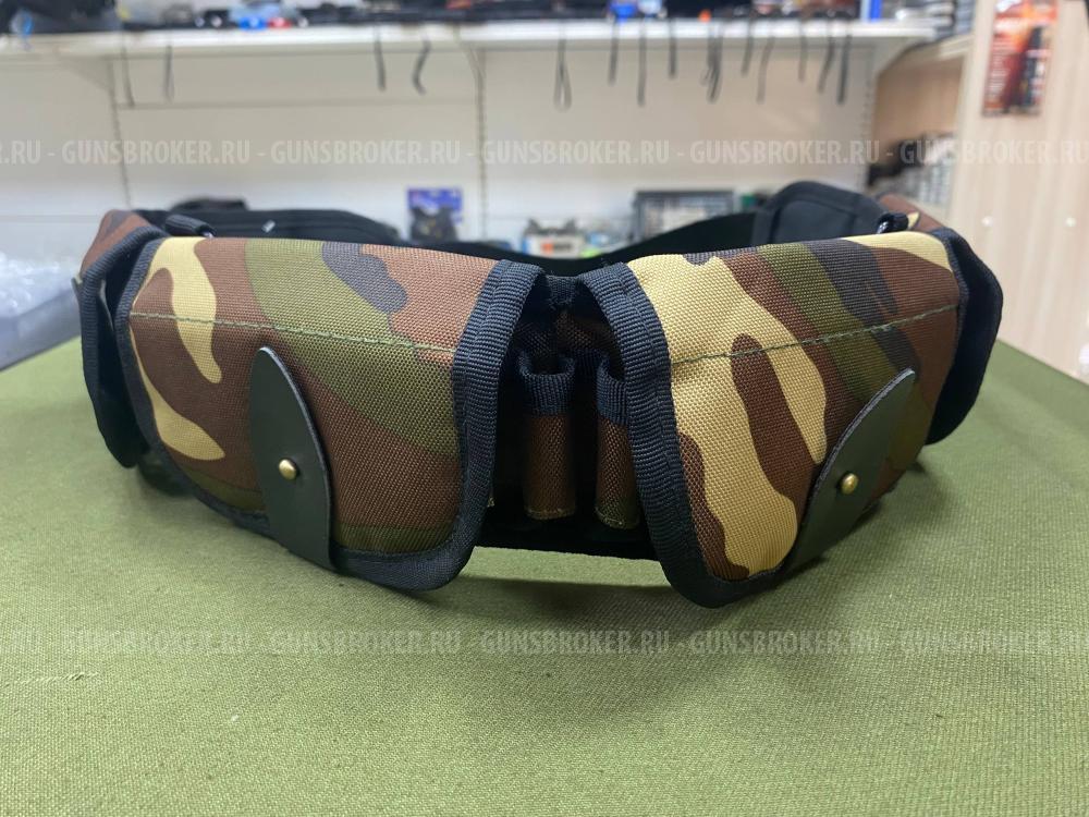 Патронташ закрытый Коричневый камуфляж 12к