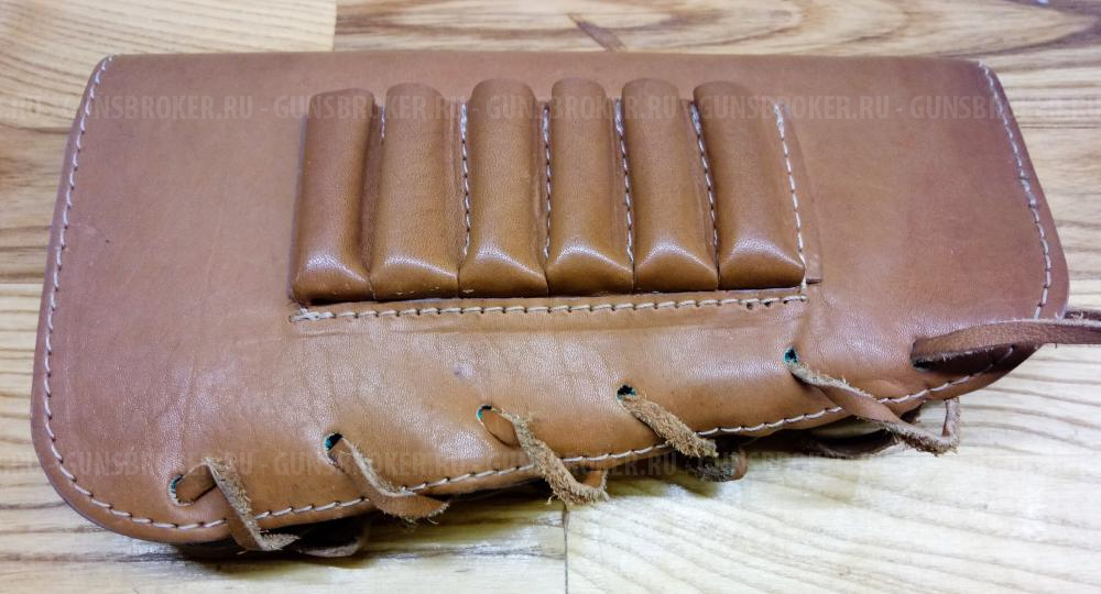 Патронташ.223 и.308 на приклад (кожа)