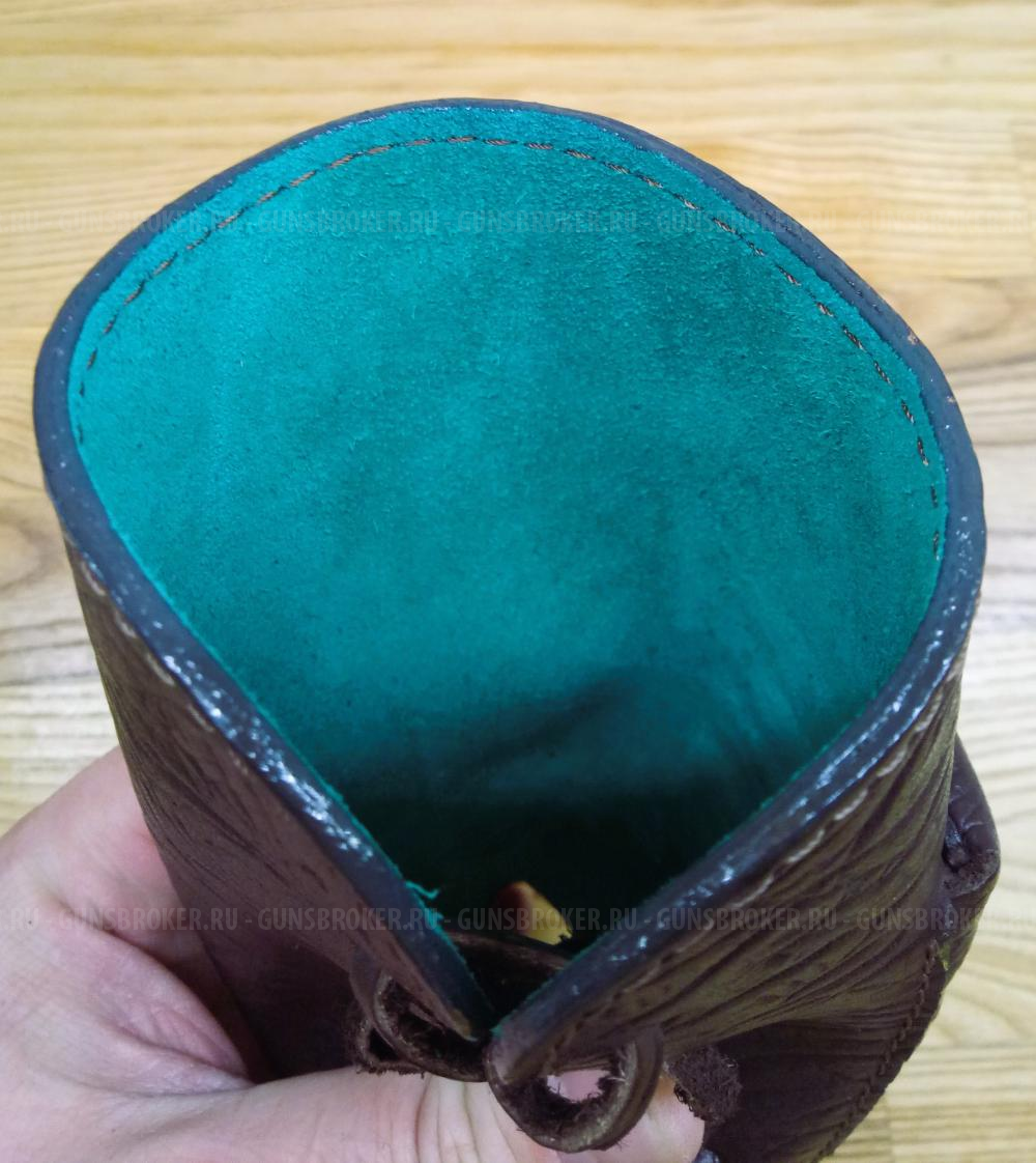 Патронташ.223 и.308 на приклад (кожа)