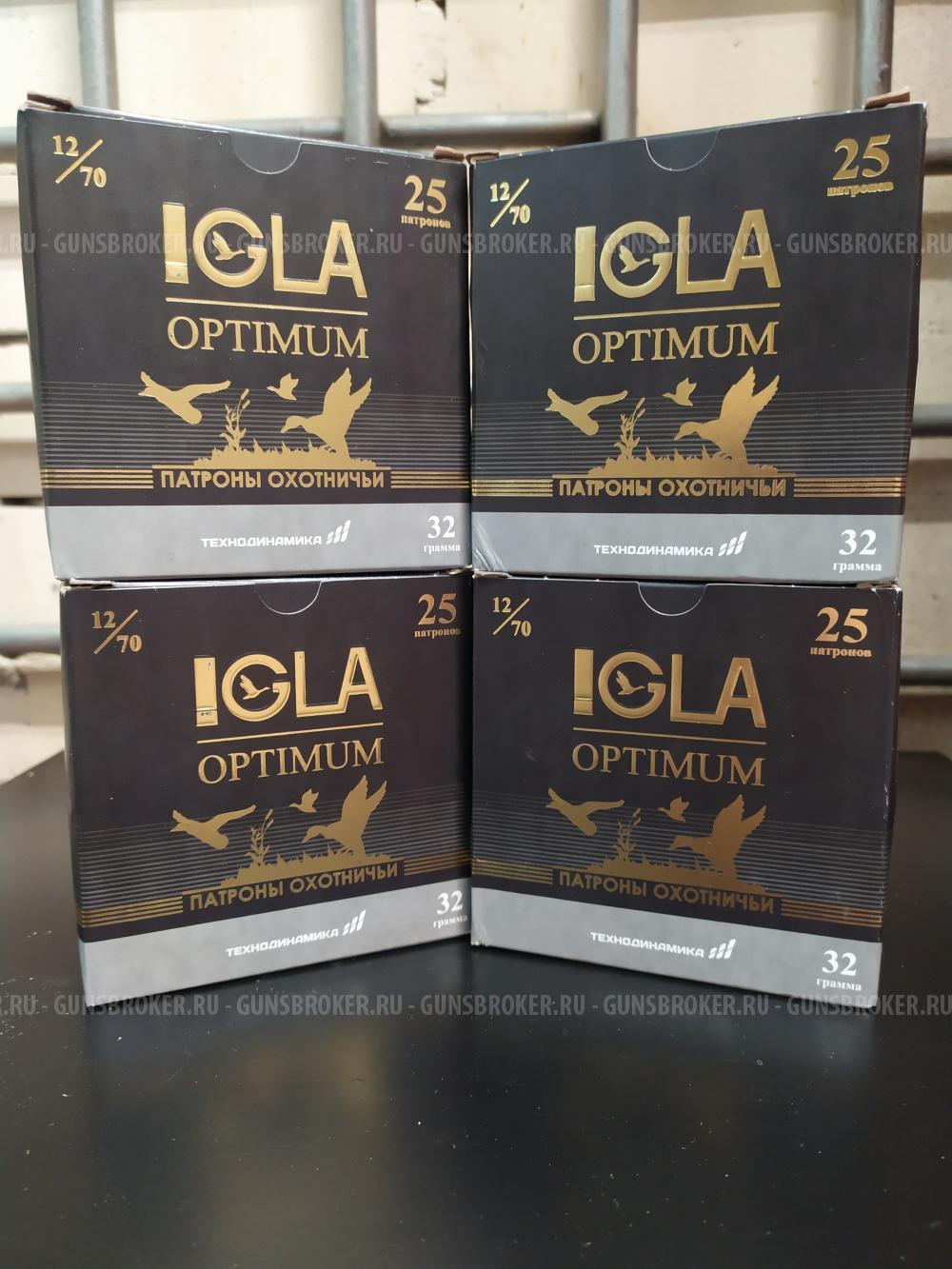 Патроны 12х70 IGLA Optimum