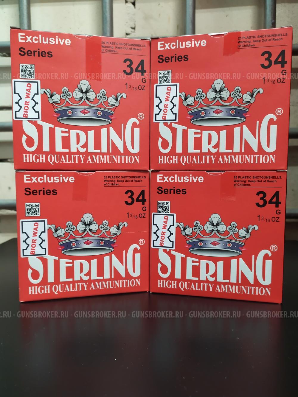 Патроны 12х70 STERLING 34гр.