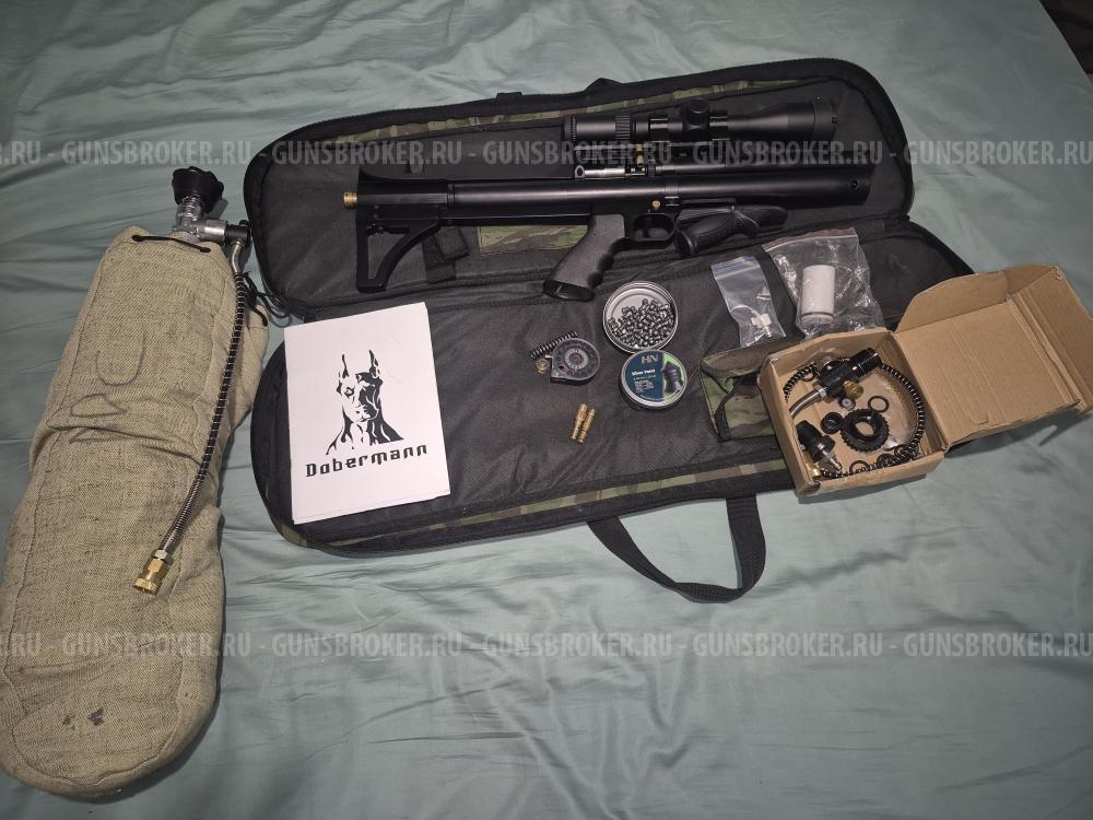 PCP Dobermann калибр 6.35мм 3Дж