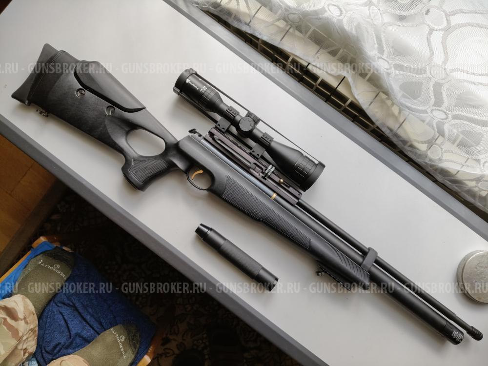 PCP-комплект Hatsan AT44-10 (4.5 мм) + оптика + чехол + насос Hatsan