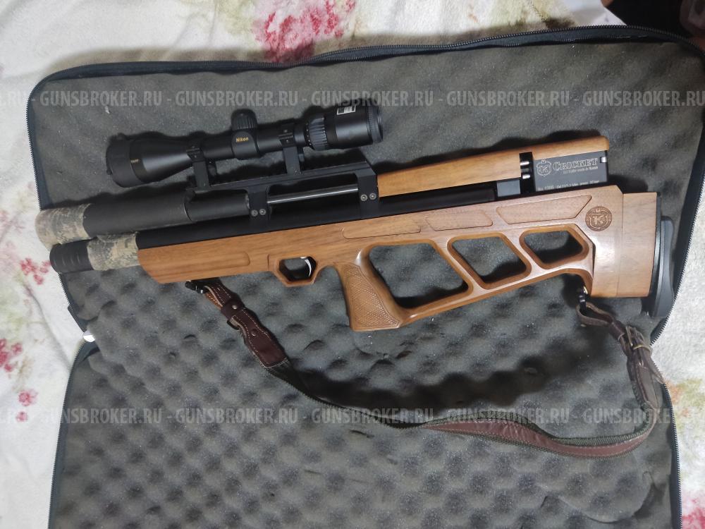 Pcp винтовка crocket с оптикой + балон