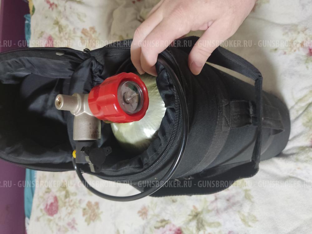 Pcp винтовка crocket с оптикой + балон