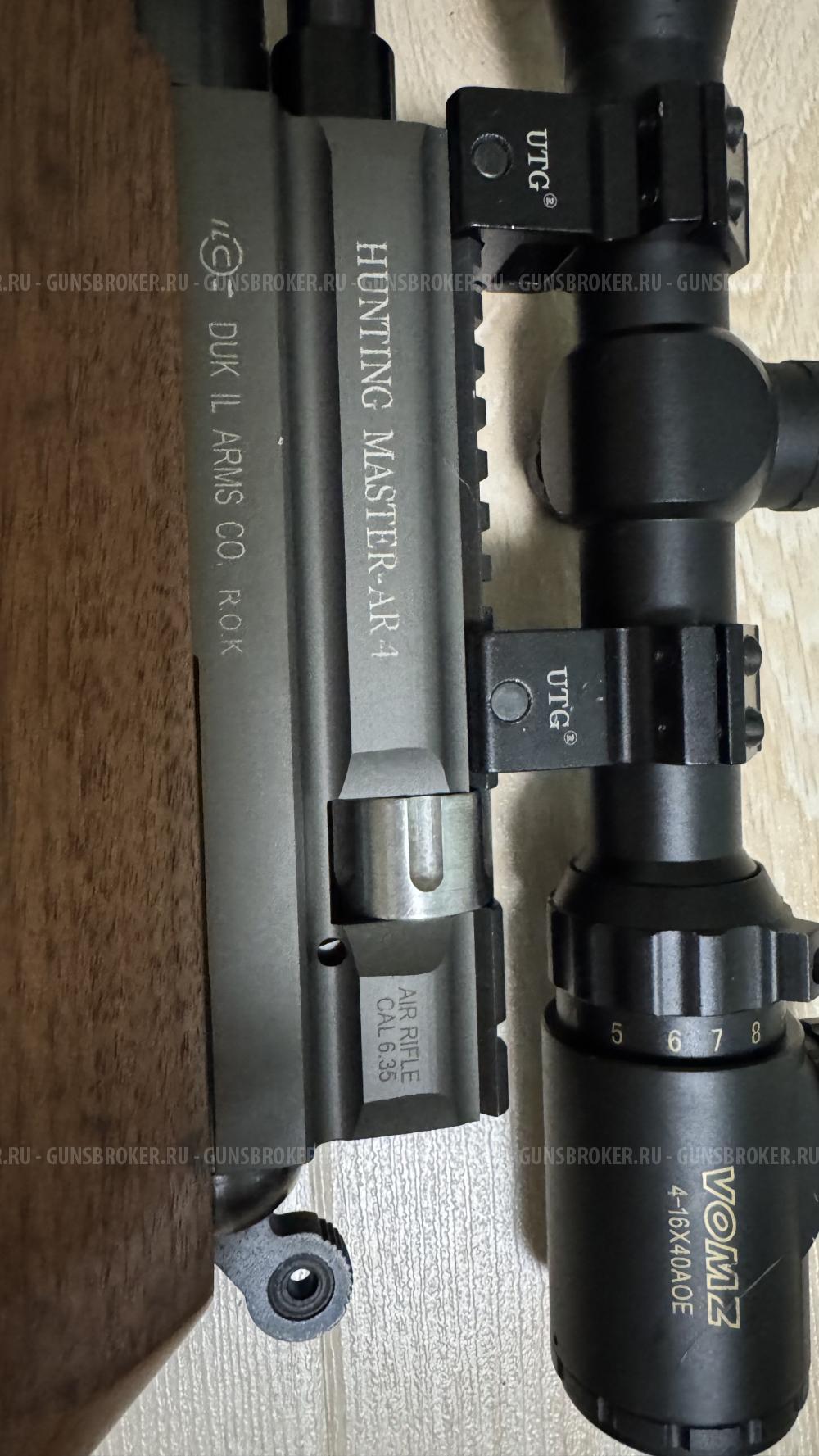 PCP винтовка evanix hunting master ar4 6.35