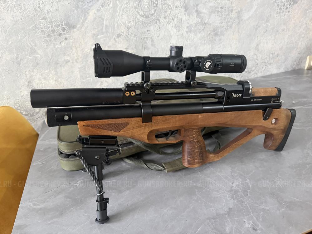 PCP винтовка Jager (Егерь) SPR BullPup mini 300 мм, 5.5 мм