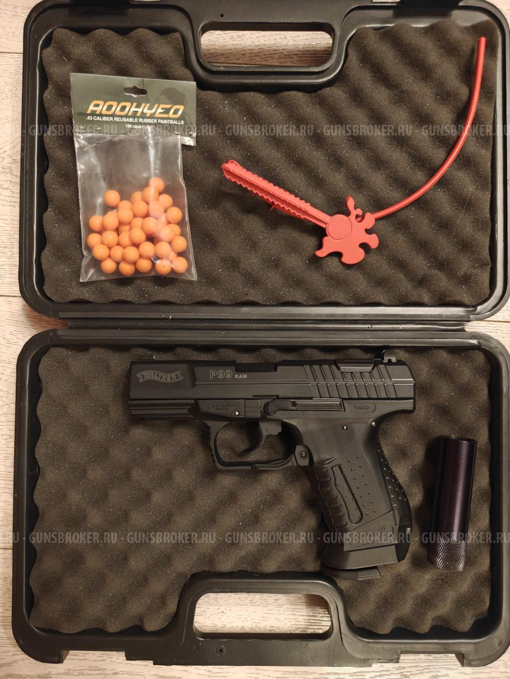 Пейнтбольный пистолет P99 RAM cal. 43