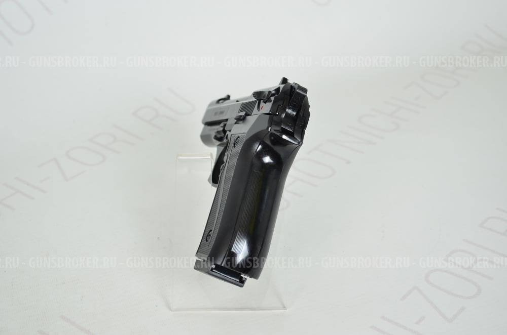 Пистолет Beretta B92-S Compact сигнальный черный Blowback 10ТК 10пат. KURS НОВОЕ