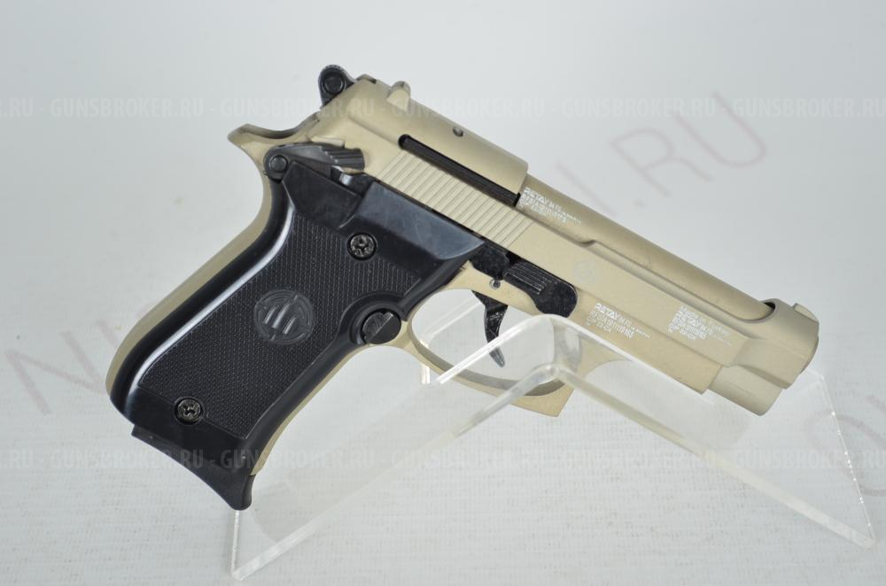 Пистолет Beretta MOD84 охолощенный сатин Blowback 9mm P.A.K 9пат. Retay НОВОЕ