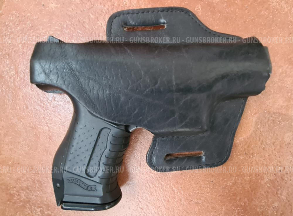 Пистолет газовый Walther P99 с возможностью стрельбы травматическими патронами с резиновой пулей 9мм.