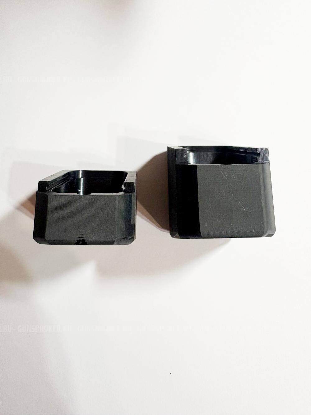 ✅Пистолет Гроза: пятка-крышка магазина сталь и + 3 и +5 патронов