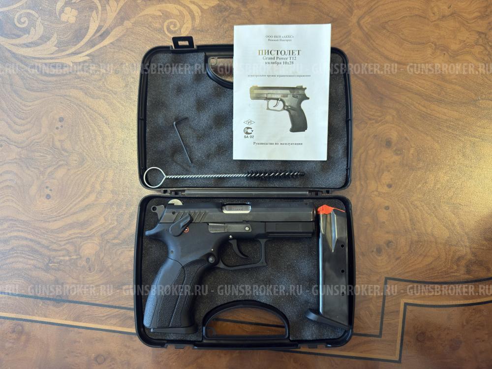 Пистолет Grand Power T12, калибр 10х28