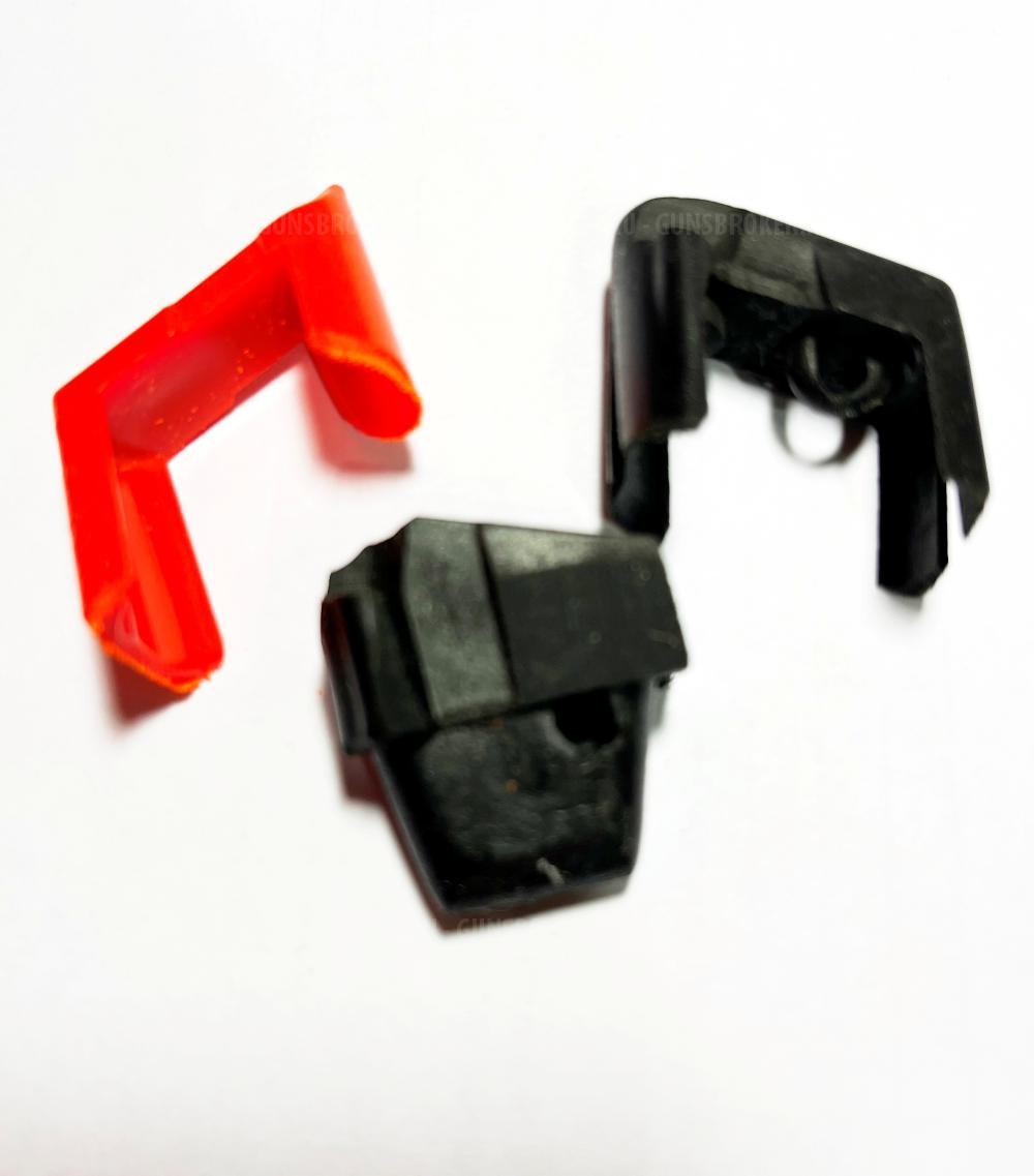 Пистолет Гроза: пятка, подаватель и пружина магазина