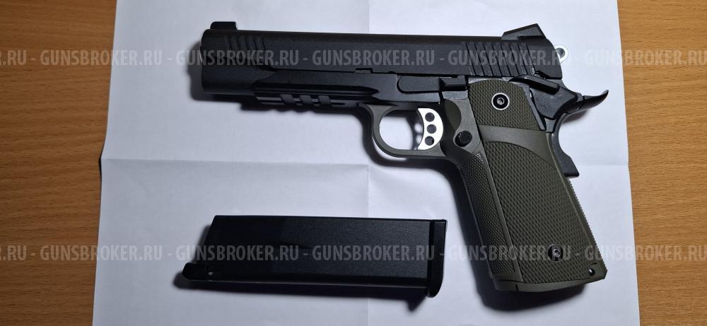 Пистолет KJW Colt M1911 Hi-Capa, greengas (kp-05.gas)