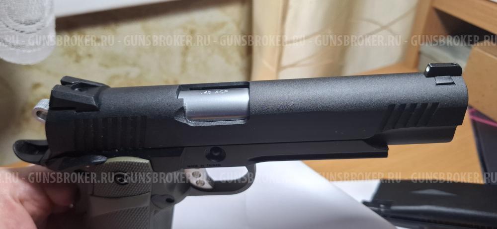 Пистолет KJW Colt M1911 Hi-Capa, greengas (kp-05.gas)