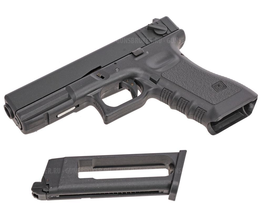 Пистолет KJW Glock 18C CO2 GBB