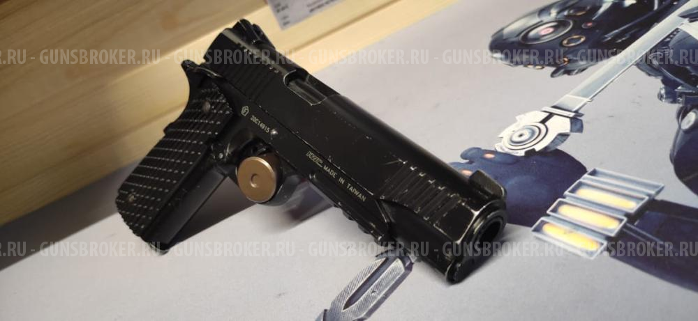 Пистолет KWC Colt 1911 Kimber Warrior CO2 GBB 