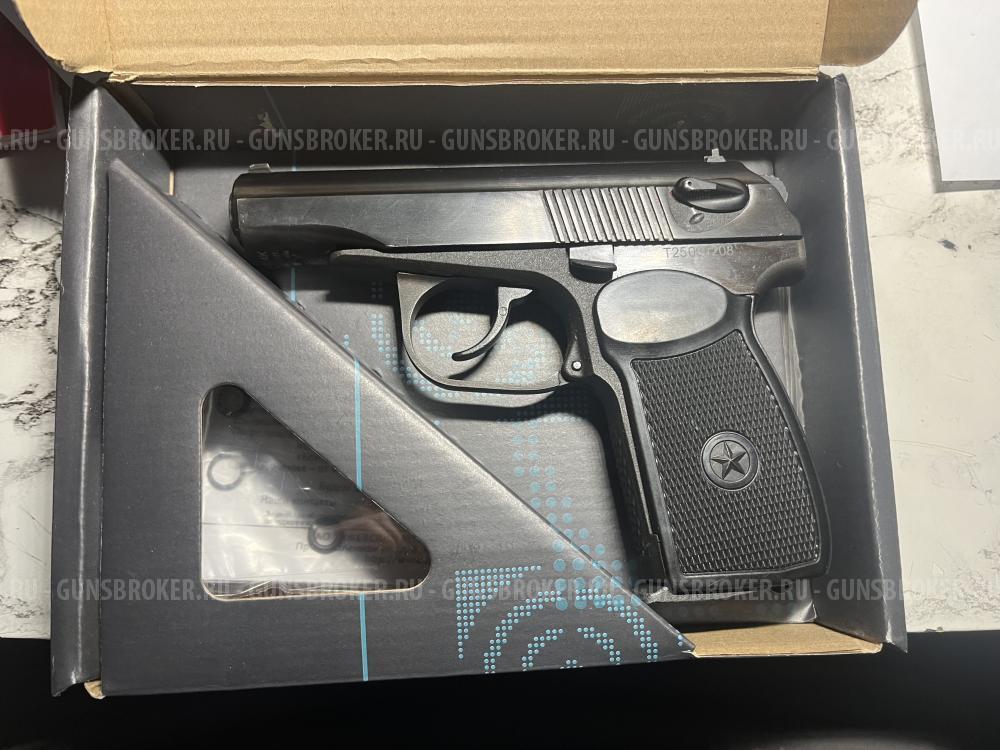 пистолет макарова MP-654K, пневматический газоболонный