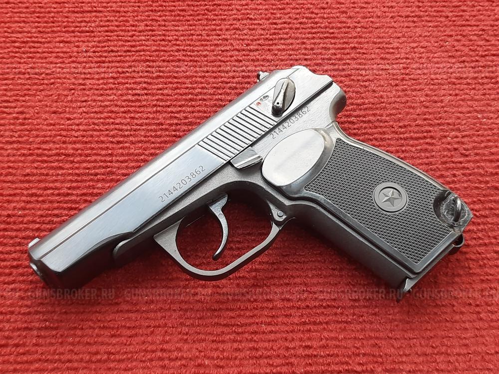 Пистолет Макарова ПМ Р-411 охолощенный 2021 года новый, без настрела, с кованным затвором