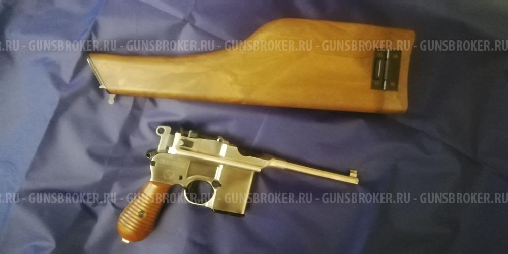 Пистолет MAUSER 712.Хром.Короткий магазин.