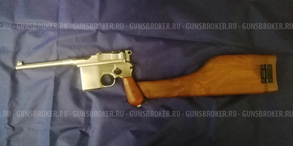 Пистолет MAUSER 712.Хром.Короткий магазин.