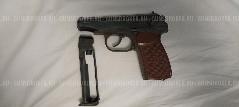 Пистолет МР-654К cal. 4,5mm Макаров.