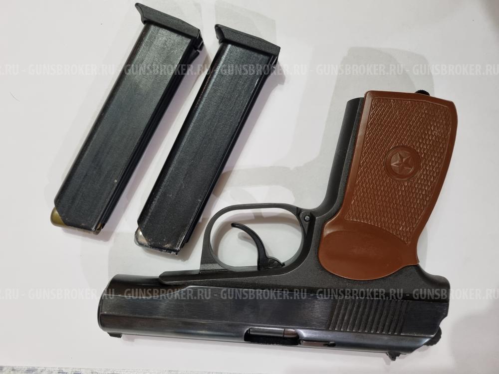 Пистолет огнестрельный ограниченного поражения МП-80-13Т, две обоймы, оперативная кобура,