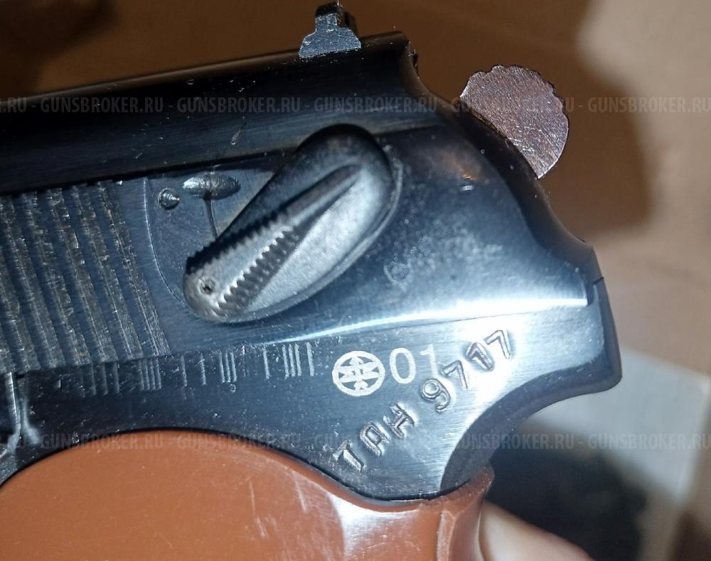 Пистолет охолощенный курс Макаров-со под 10тк Makarov-CO пм сх схп