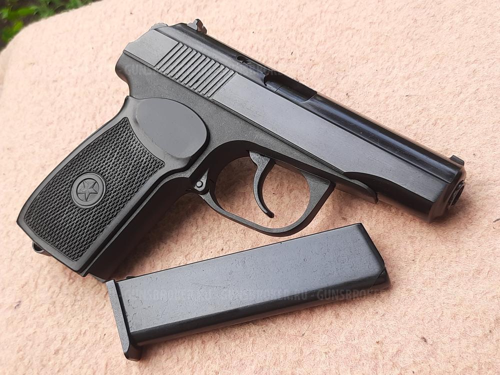 Пистолет охолощенный ПМ Р-411 10ТК, кованный затвор, новый в отличном состоянии.