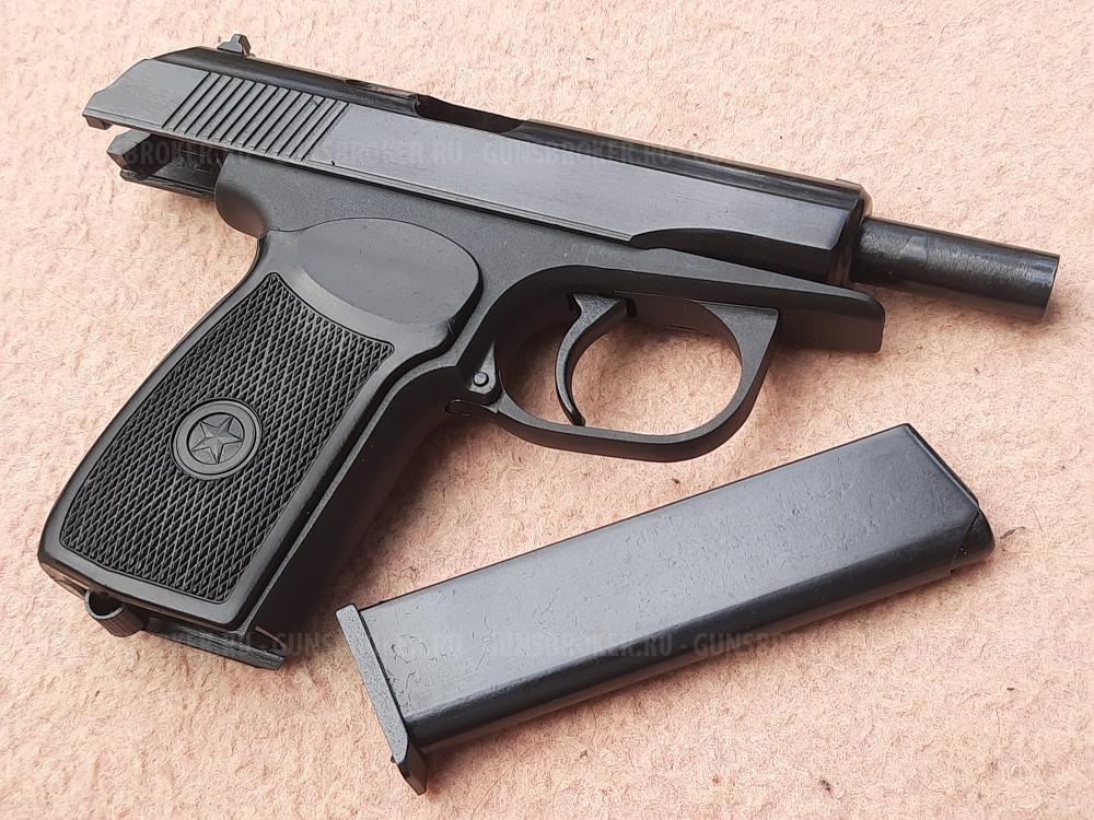 Пистолет охолощенный ПМ Р-411 10ТК, кованный затвор, новый в отличном состоянии.